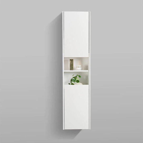 Evos Boutiques 16 in high gloss white side cabinet unit