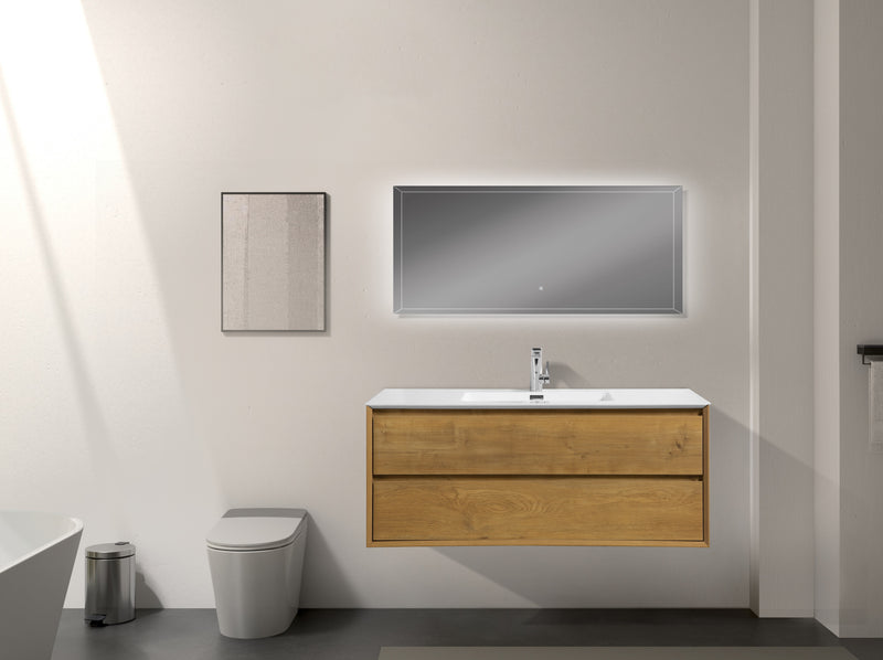 Evos Boutiques 48 in oak bathroom vanity