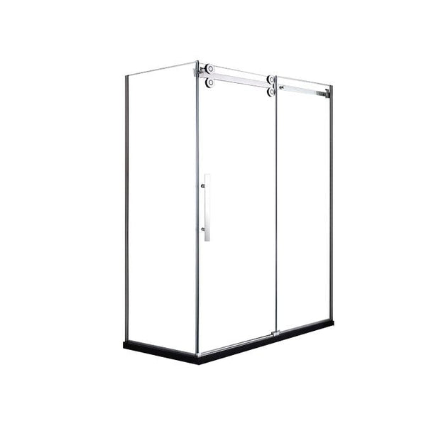 Evos Boutiques Chrome Shower Door, Side Panel and Base