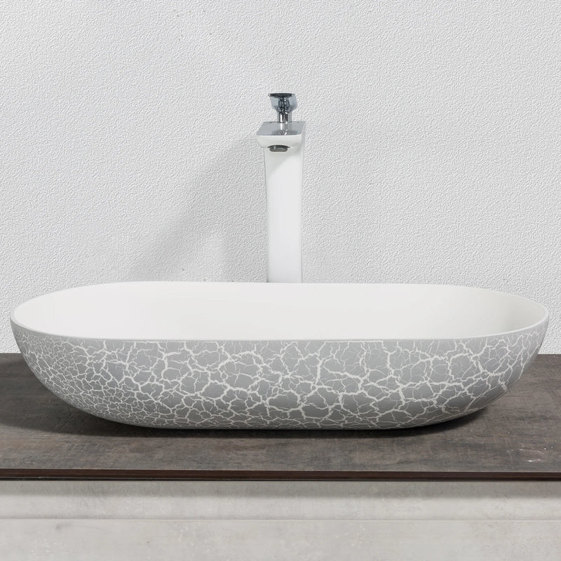 Evos Boutiques  mineral cast countertop washbasin front view