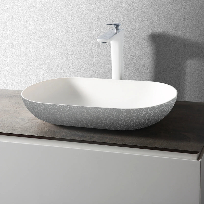Evos Boutiques  mineral cast countertop washbasin zoom in