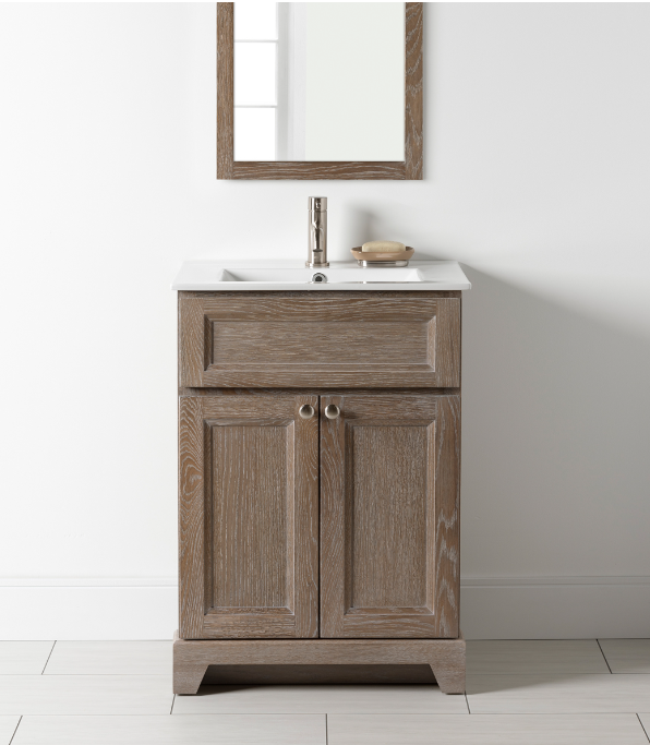 STONEWOOD - 24" Weathered Oak Vanity