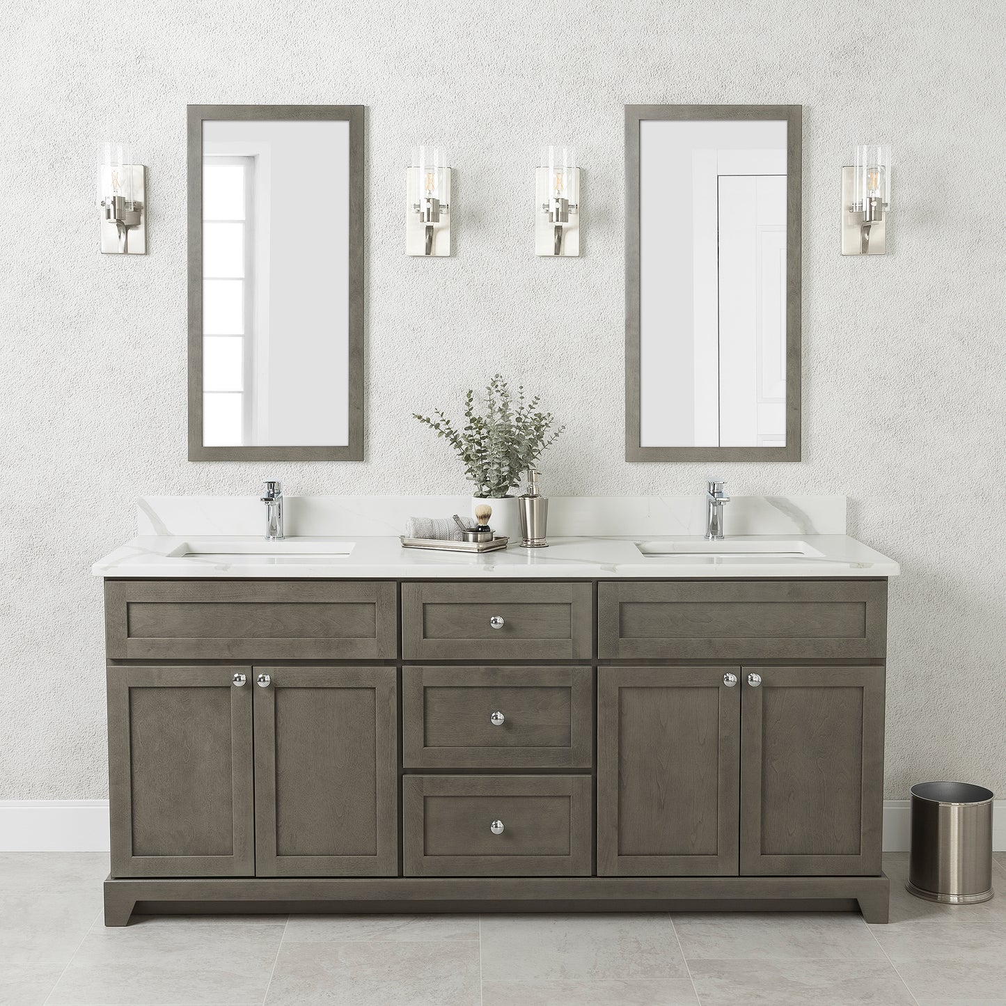 Vanité de 72" Summit (Modern Shaker)