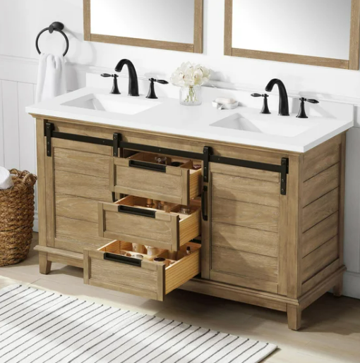 Evos Stirling Bathroom double vanity 