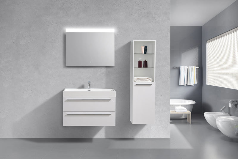 Evos Boutiques 30 in white glossy vanity