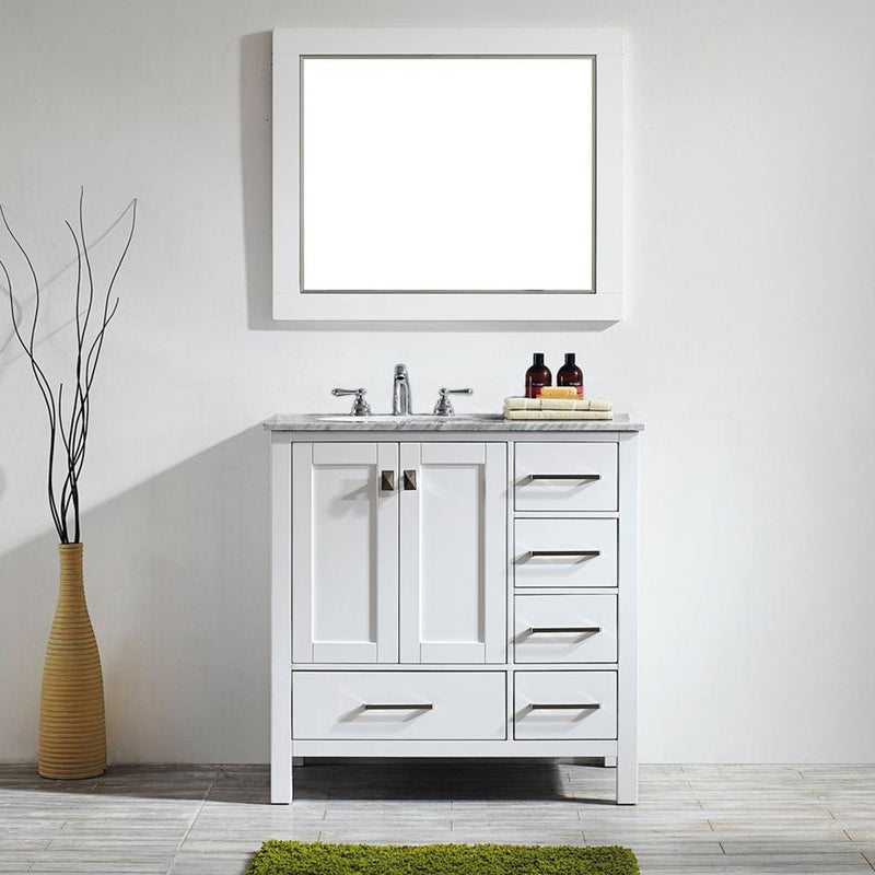 Evos Boutiques 36 in pure white vanity center