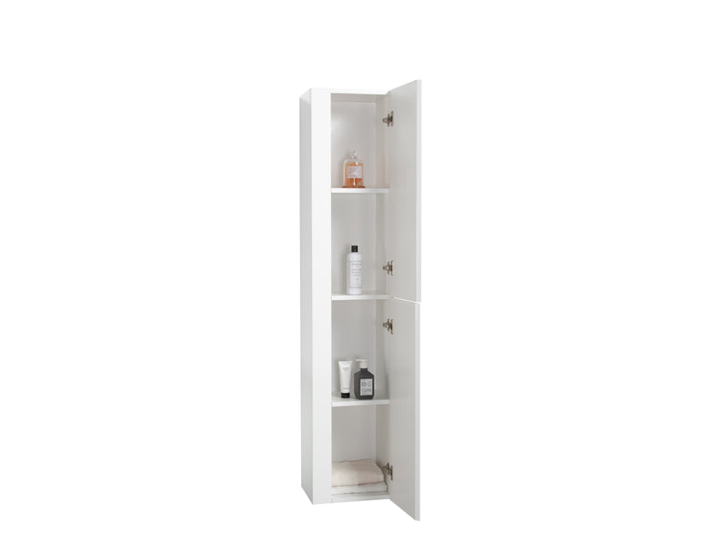 Evos Boutiques 42 high gloss marble countertop shelf open