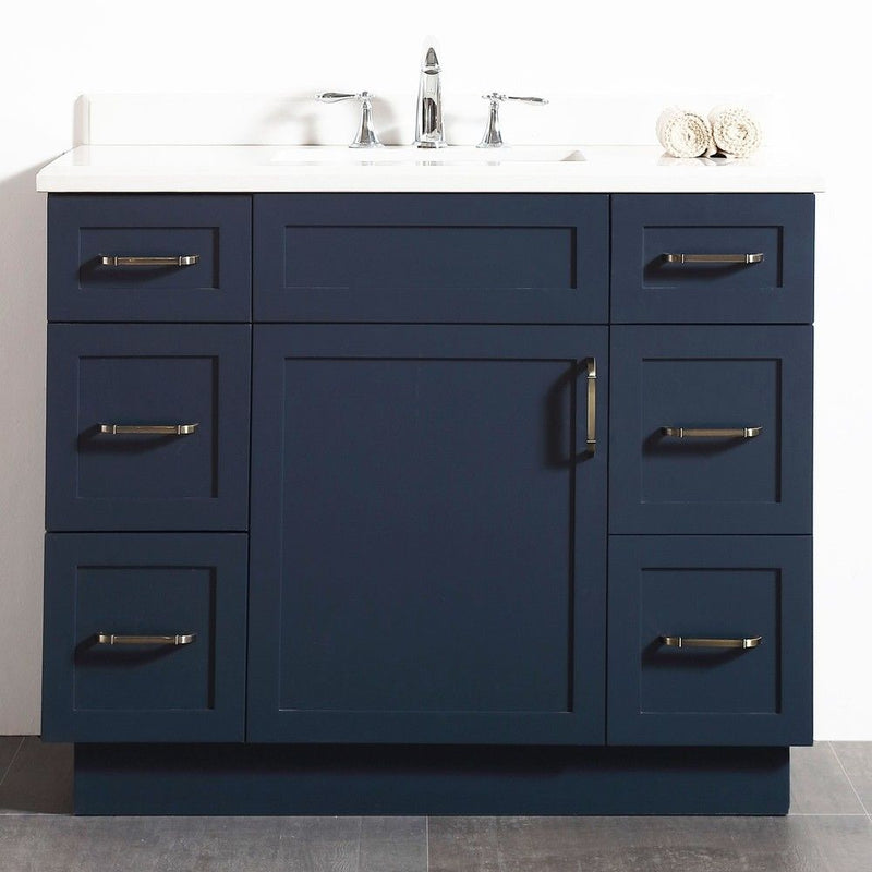 Evos Boutiques 48 in midnight blue vanity special offer staged