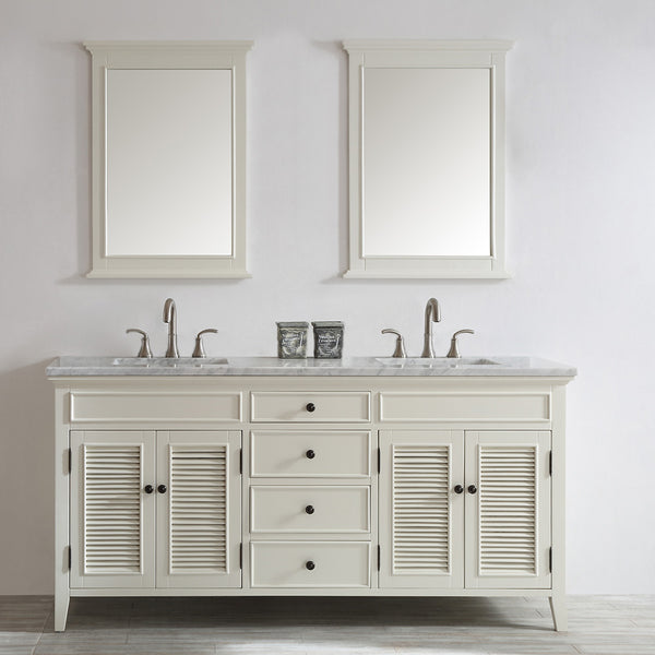 Evos Boutiques 60 in antique white vanity