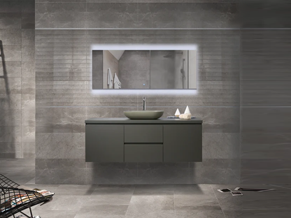 Orlando 60" Matte Grey - Vessel sink sold seperately