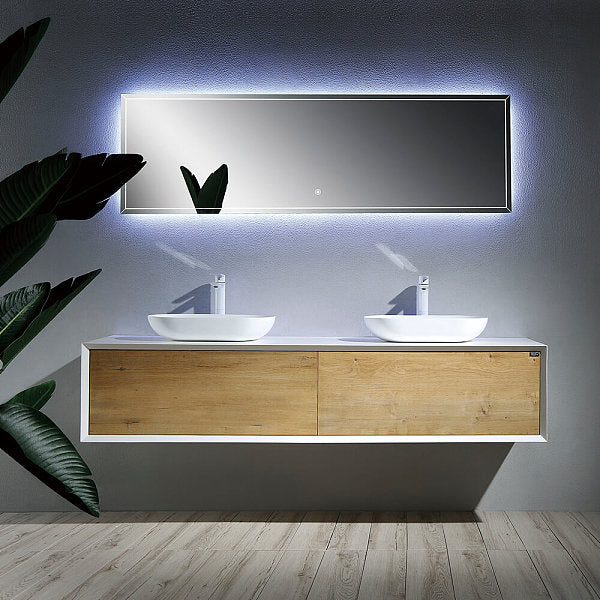 Evos Boutiques 72 in modern vessel sink night view