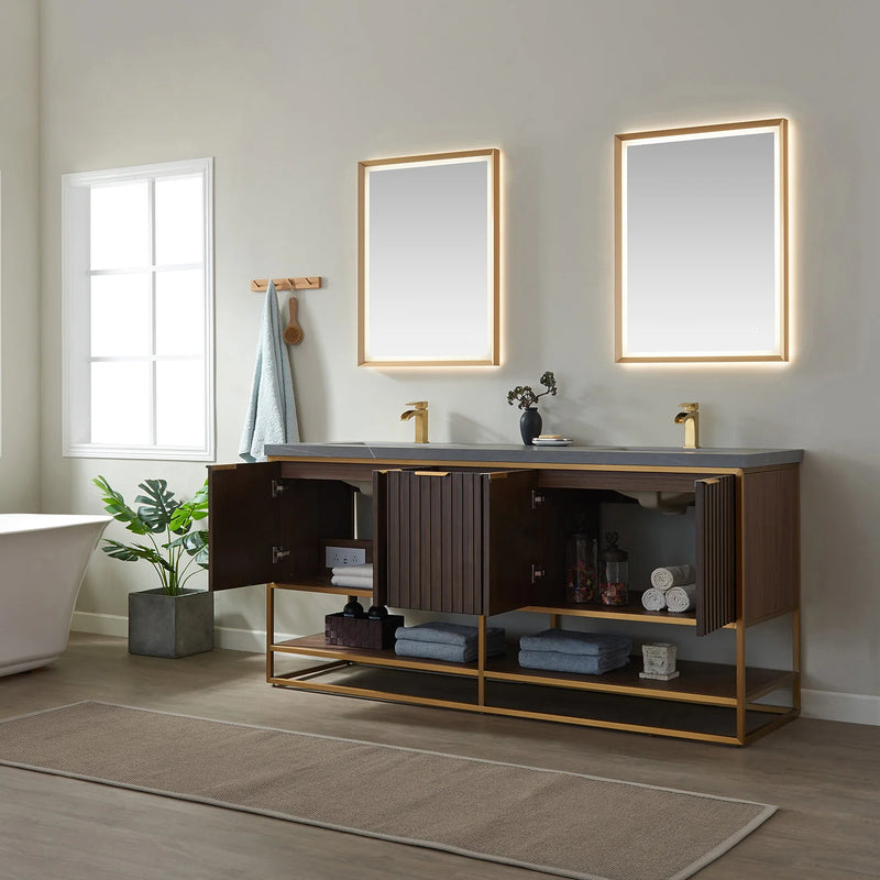 Evos Boutiques 72 in sophisticated vanity drawers open