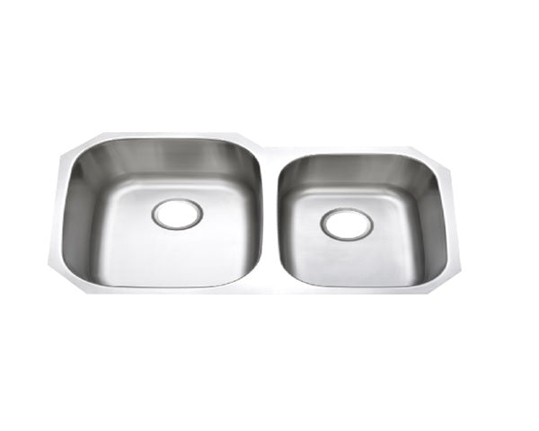 Evos Boutiques Stainless Steel kitchen sink 28 x 18 x 9 in centered