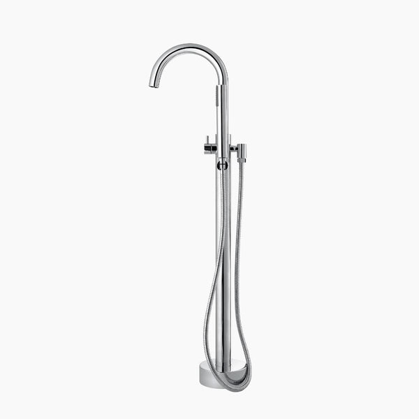 Evos Boutiques chrome freestanding sleek bath faucet
