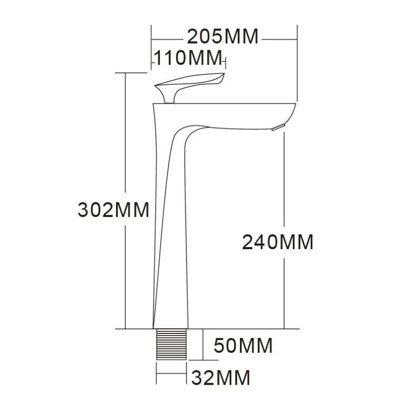 Evos Boutiques chrome vessel faucet diagram