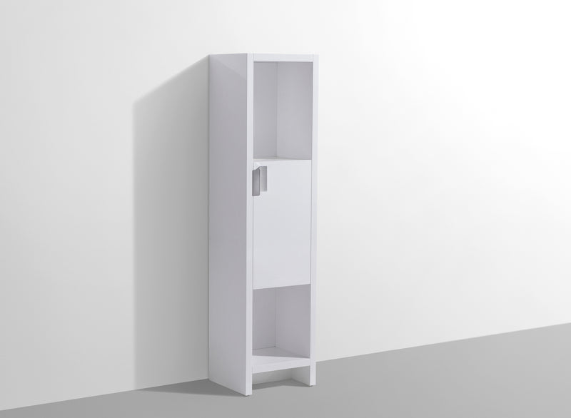 Evos Boutiques side unit with white finish side