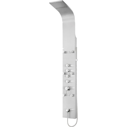 Evos Boutiques stainless shower column 8.7 x 18 x 63 in
