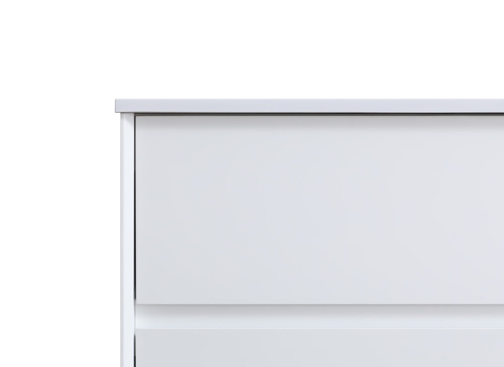 Evos Brand Vanity EXPECT White corner view