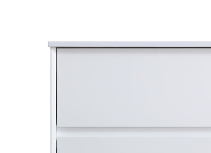 Evos Brand Vanity EXPECT White corner view