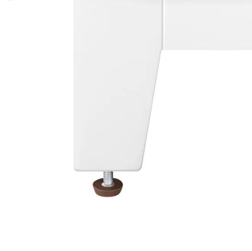 Stirling white double vanity by evos leg
