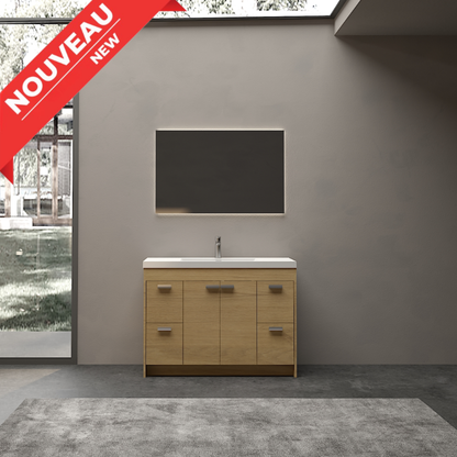 Lugano 48in One Sink Free-Standing Vanity