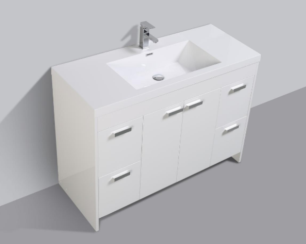 Meuble-lavabo autoportant Lugano 48 po