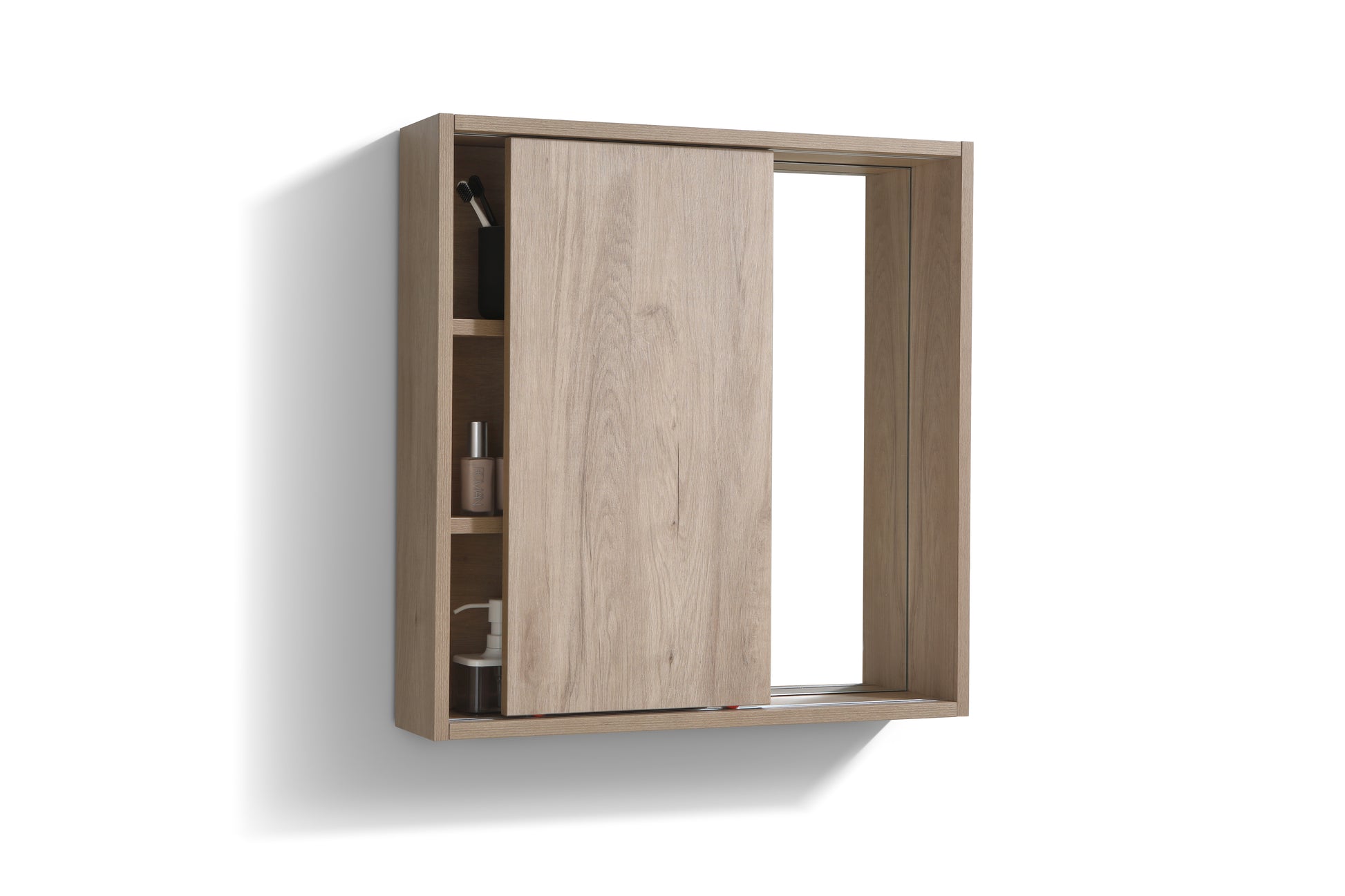 Miroir de courtoisie Evos Boutiques 24 en chêne