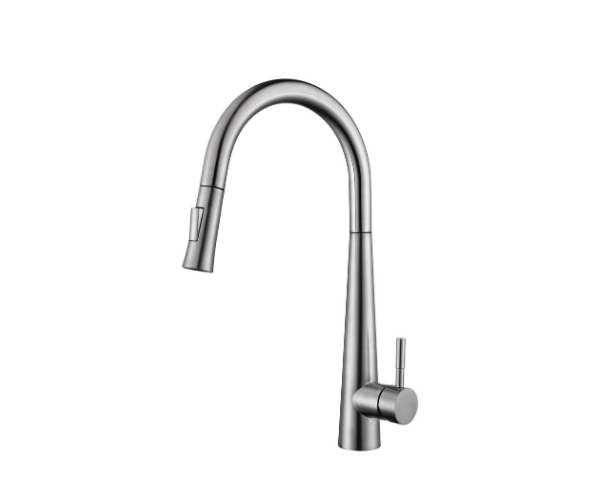 Sensor  Kitchen Faucet with pull down brushed nickel