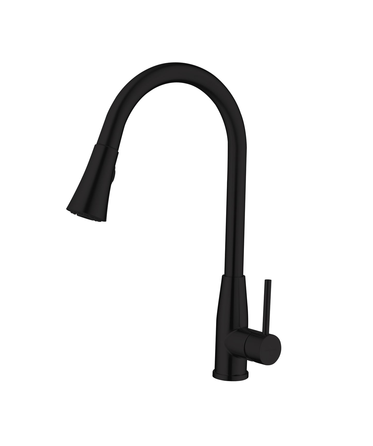 Single Handle Pull Down Kitchen Faucet matte black