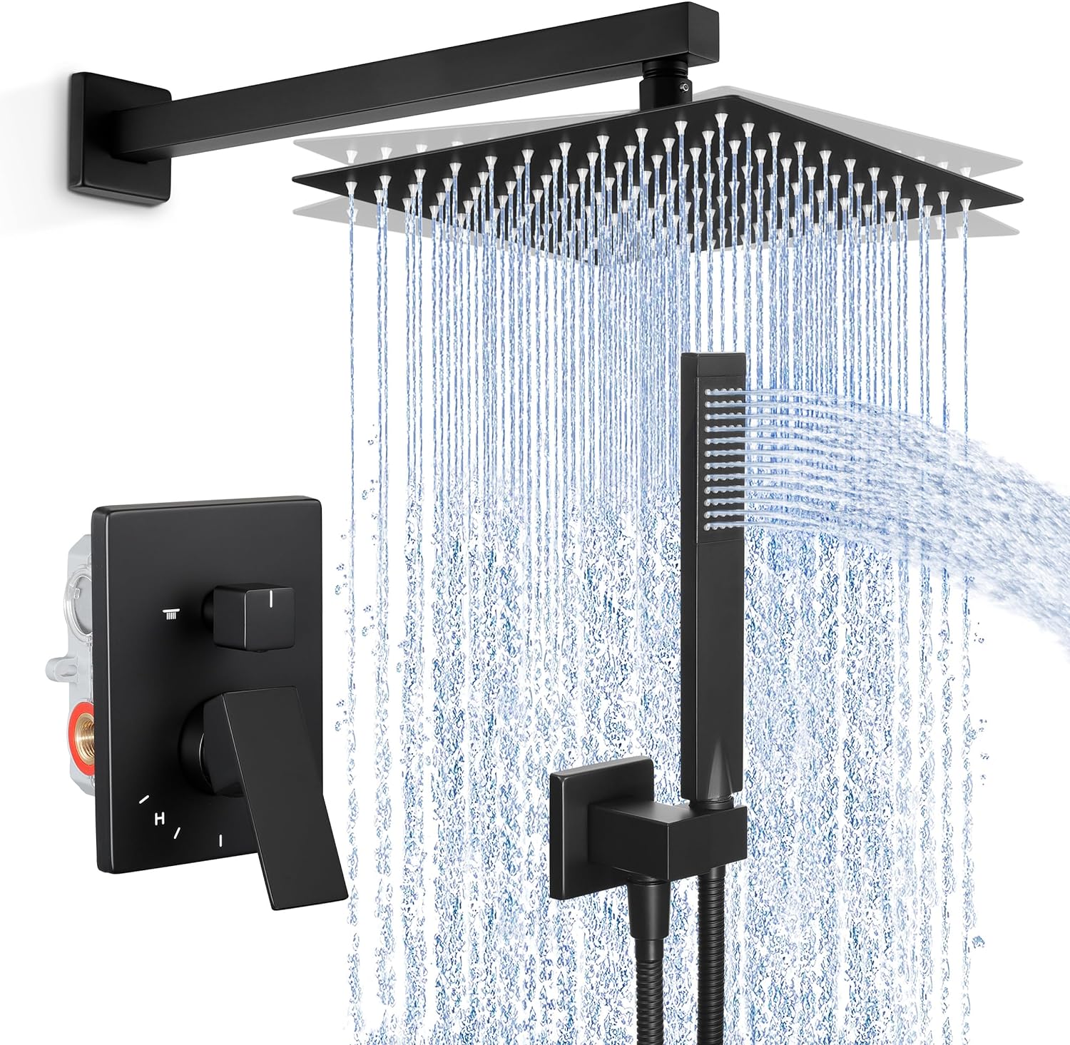 Suri black shower system, Evos Boutiques