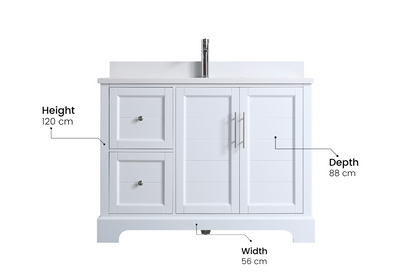 Evos Brand Vanité Elegante 48" - 60"